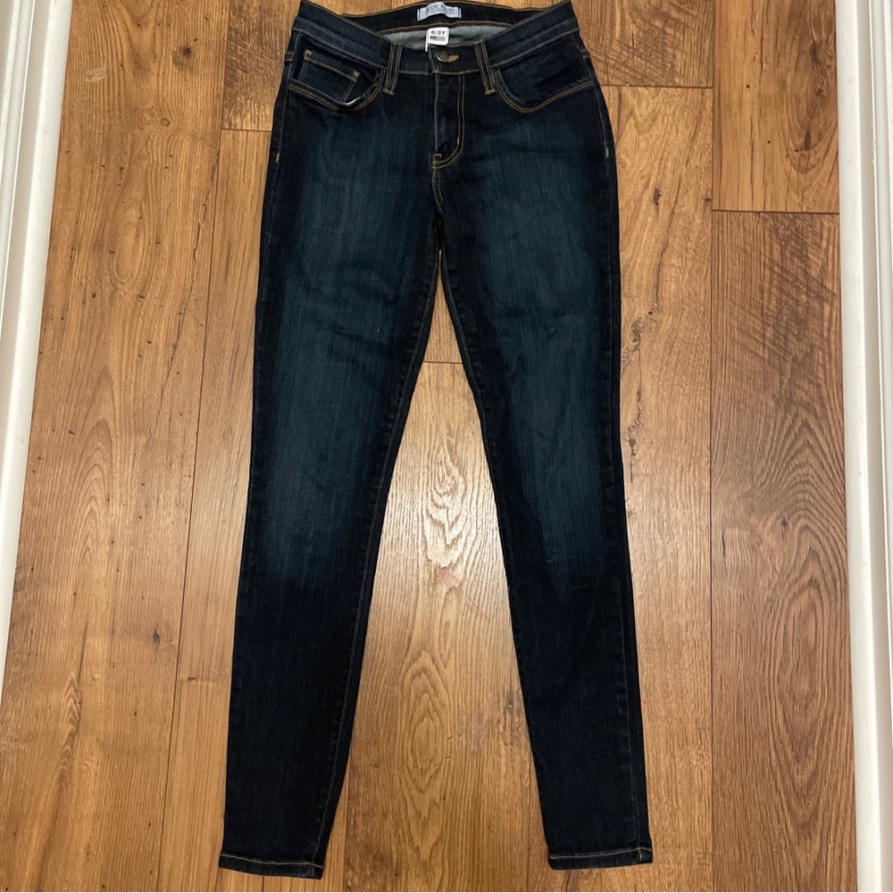 Judy blue stretch dark wash skinny jeans, 5/27